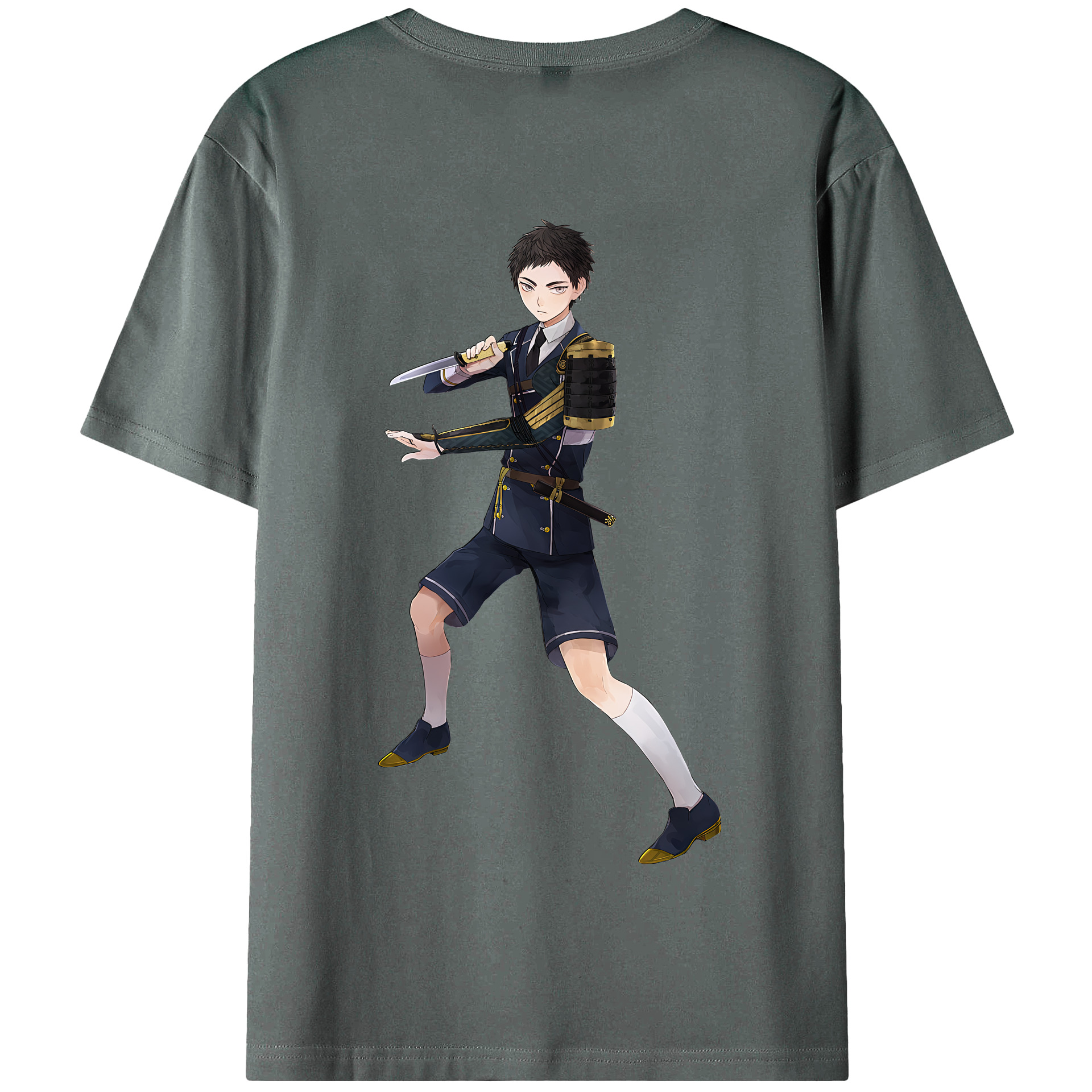 （画像用） 刀剣乱舞 Touken Ranbu 綿100％半袖Tシャツ（背面プリント）